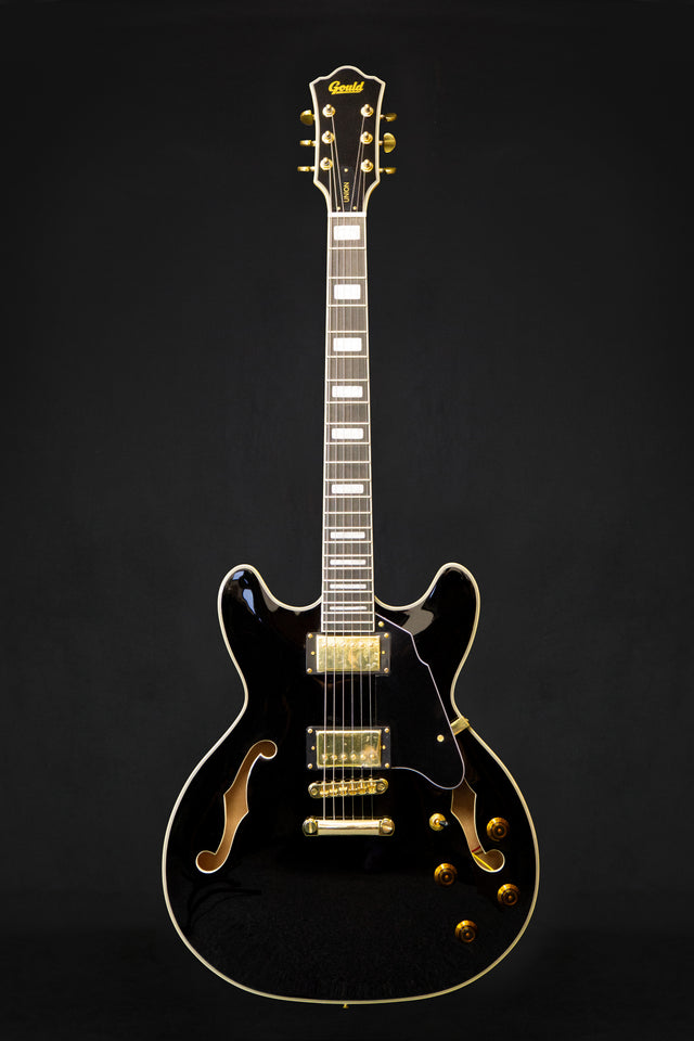 Gould Union Black GE50BK Semi-Hollow Guitar