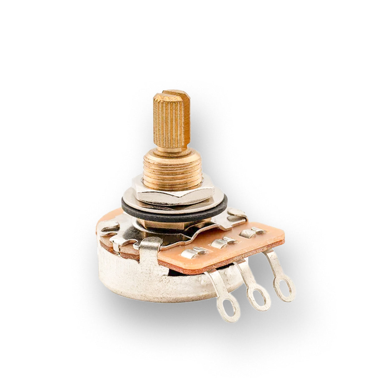 Musiclily Pro HD Audio (Log) Brass Imperial Medium Split Shaft 500k Pot