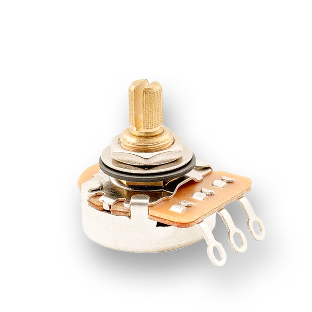 Musiclily Pro HD Audio (Log) Brass Imperial Short Split Shaft 250k Pot