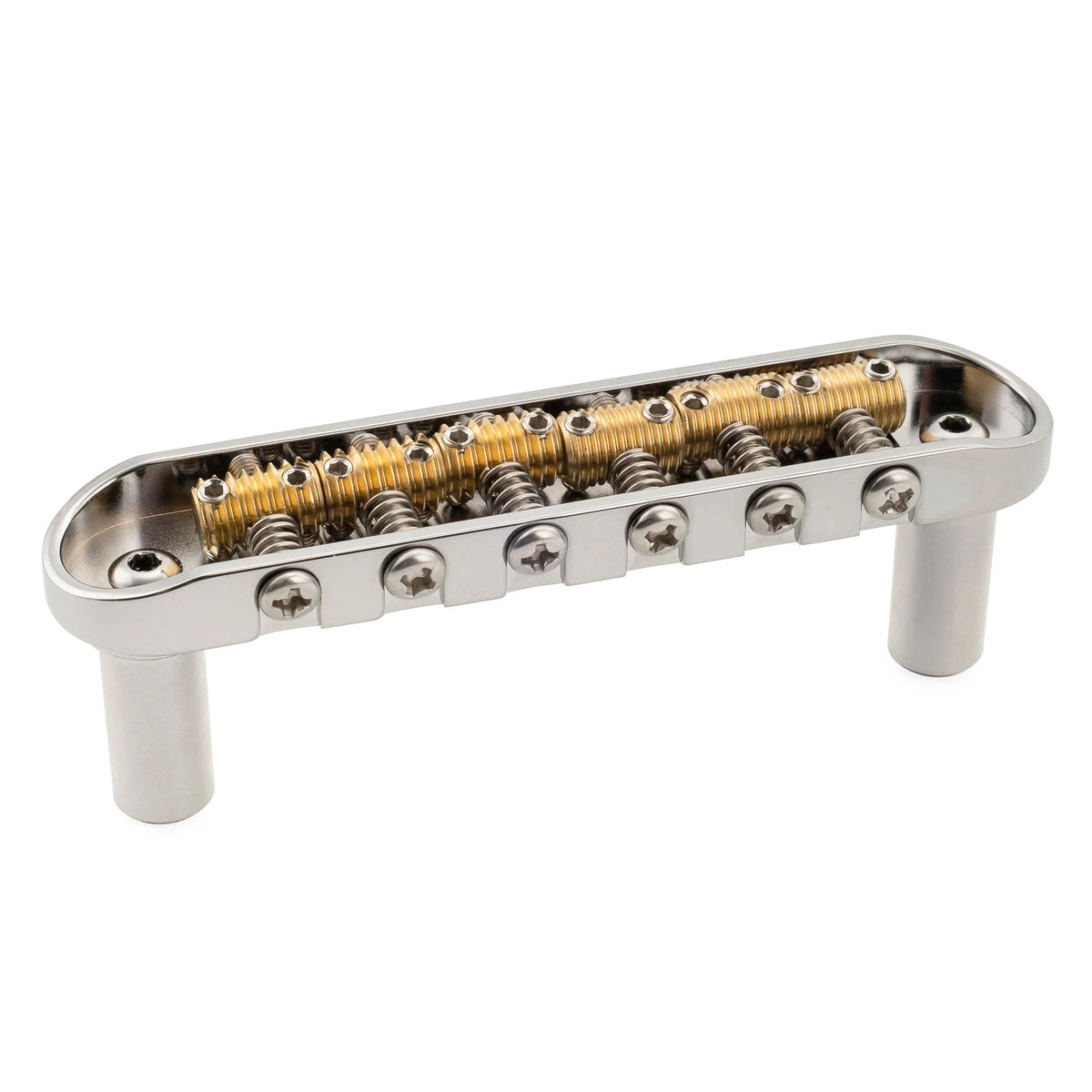 Musiclily Ultra BJ003 55mm Offset Bridge with Full Solid Brass Plate for Jazzmaster Jaguar Style Guitars