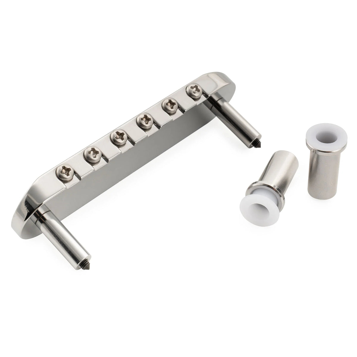Musiclily Ultra BJ003 55mm Offset Bridge with Full Solid Brass Plate for Jazzmaster Jaguar Style Guitars