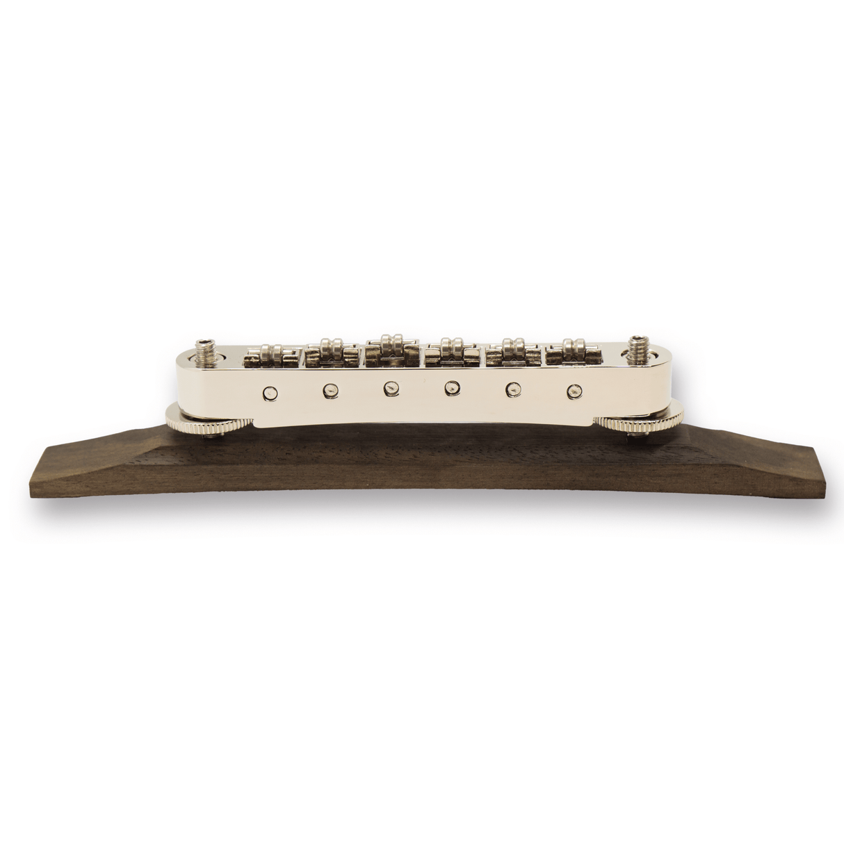 Archtop Roller Tune - O - Matic Ebony Base Stainless Steel Bridge (Various Finishes) - Parts - WM Guitars