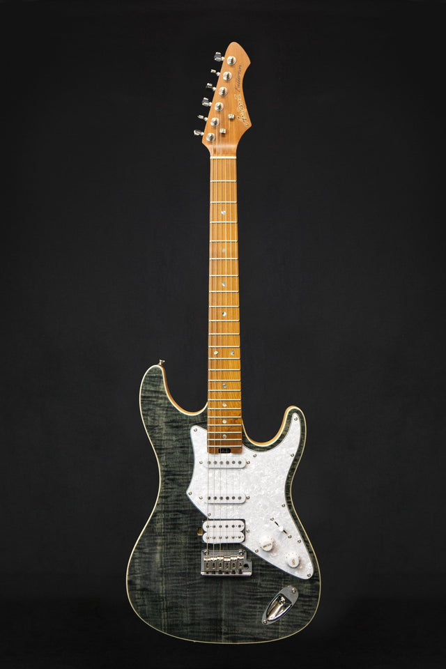 Aria Pro II 714 MkII Nashville Black Diamond Electric Guitar - Electric Guitars - Aria