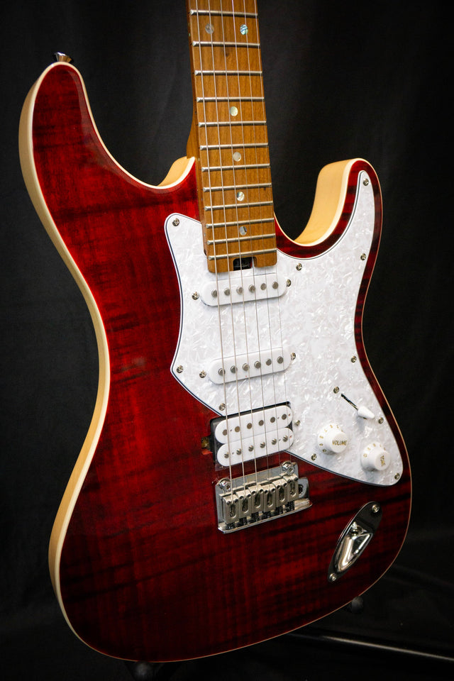 Aria Pro II 714 MkII Nashville Ruby Red Electric Guitar - Electric Guitars - Aria