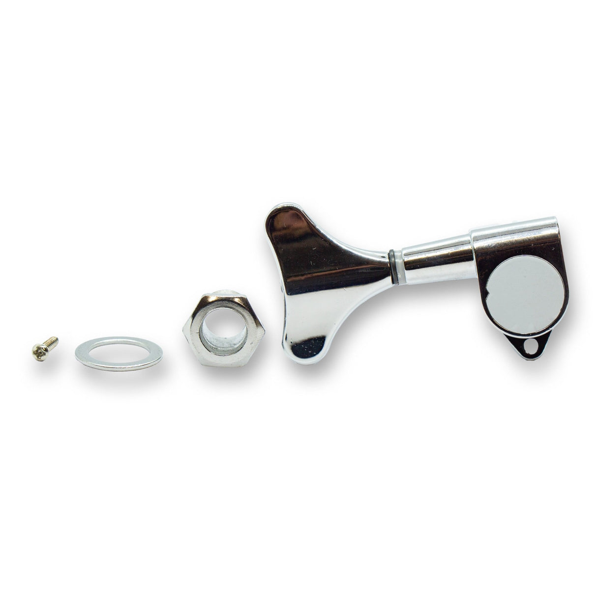 Bass Machine Head Right Handed Set 2L2R (For Left or Right Handed Bass, Black or Chrome) - Parts - WM Guitars