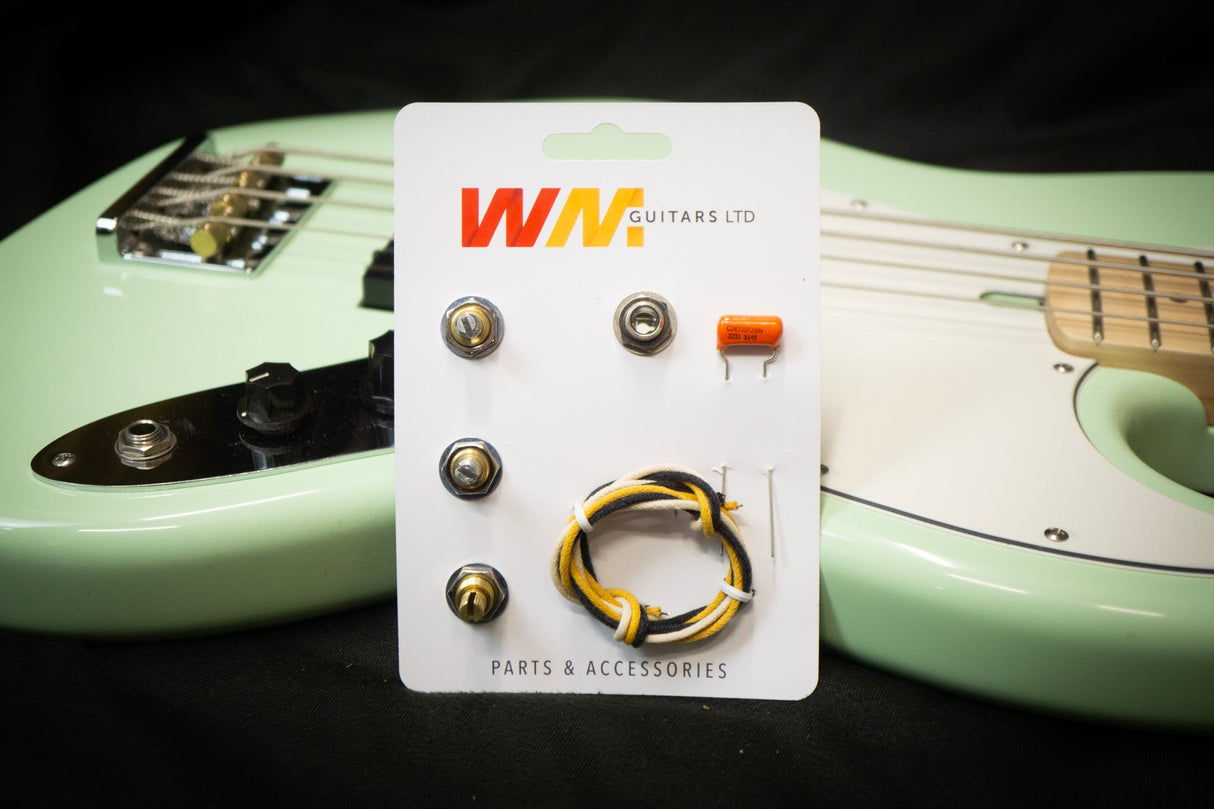 Deluxe J & PJ Bass Wiring Upgrade Kit (CTS, Sprague, Pure Tone, Bourns) - parts - WM Guitars