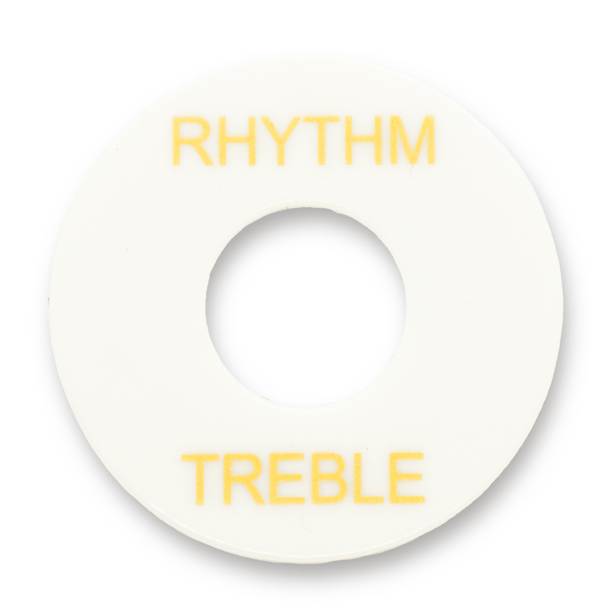 Toggle Switch Surround (White) - WM Guitars
