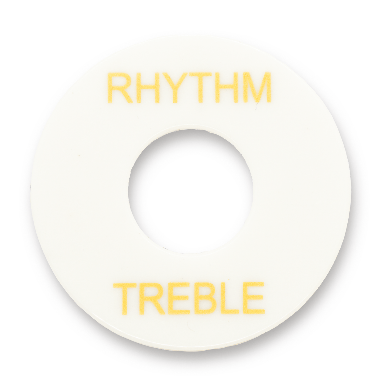 Toggle Switch Surround (White) - WM Guitars