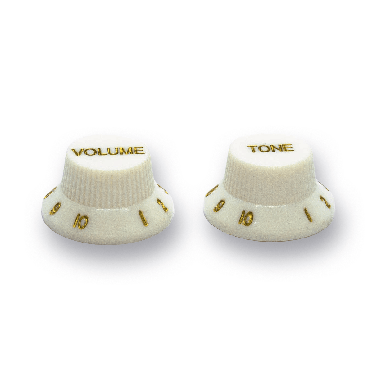 Top Hat Pot Knobs Strat Style (Various Colours) - Parts - WM Guitars