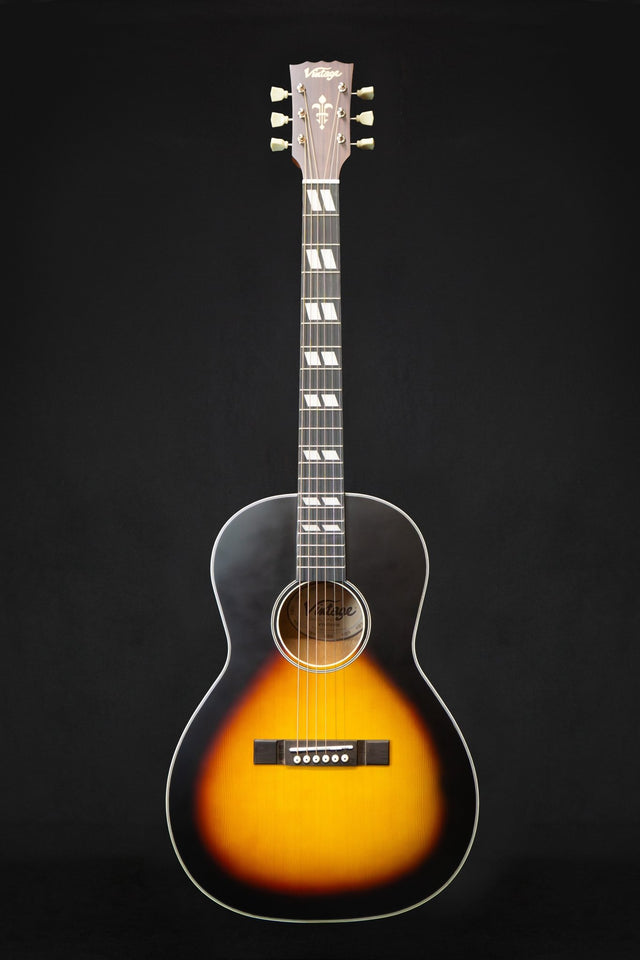Vintage Historic Series Parlour Acoustic Guitar - Acoustic Guitars - Vintage