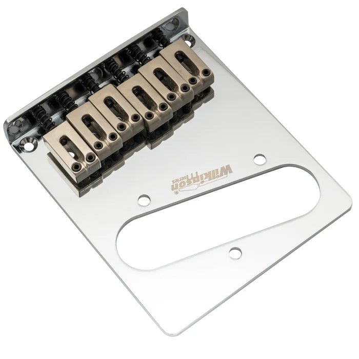 Wilkinson M Series 52.5mm Guitar Bridge with 6 Modern Style Saddles - Parts - Wilkinson