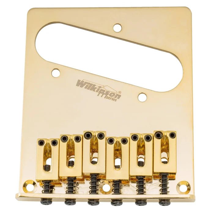 Wilkinson M Series 52.5mm Guitar Bridge with 6 Modern Style Saddles - Parts - Wilkinson