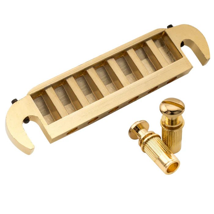 Wilkinson M Series 52mm String Spacing Pre - set Wraparound Bridge - Parts - Wilkinson