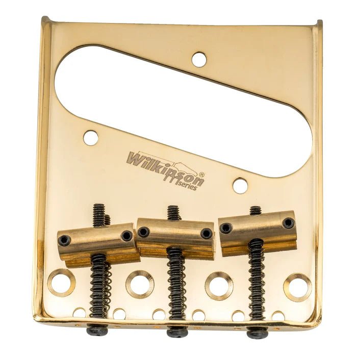 Wilkinson M Series 54mm Vintage Ashtray Style Bridge with 3 Brass Barrel Saddles - Parts - Wilkinson