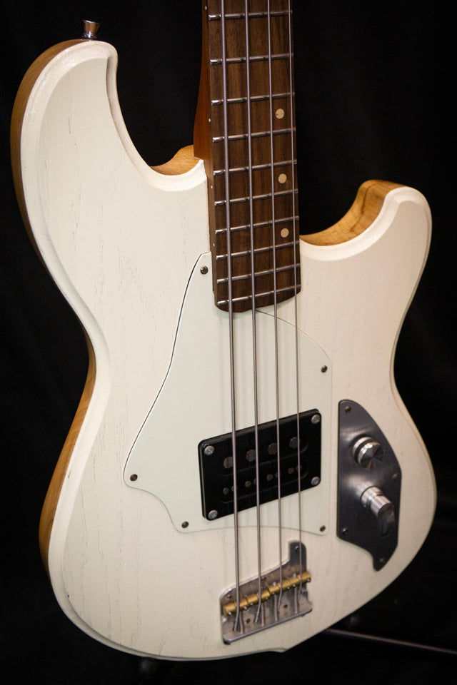 Zona Fenrir Custom Handmade Active Bass White Chocolate - Bass Guitars - Zona