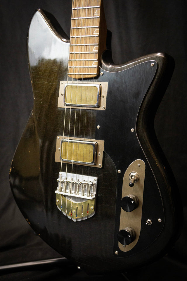 Zona Sulis Custom Texas Tea Black Gold Handmade Electric Guitar - Electric Guitars - Zona