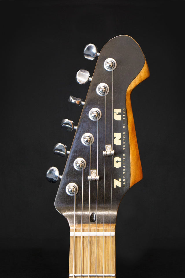 Zona Sulis Custom Texas Tea Black Gold Handmade Electric Guitar - Electric Guitars - Zona