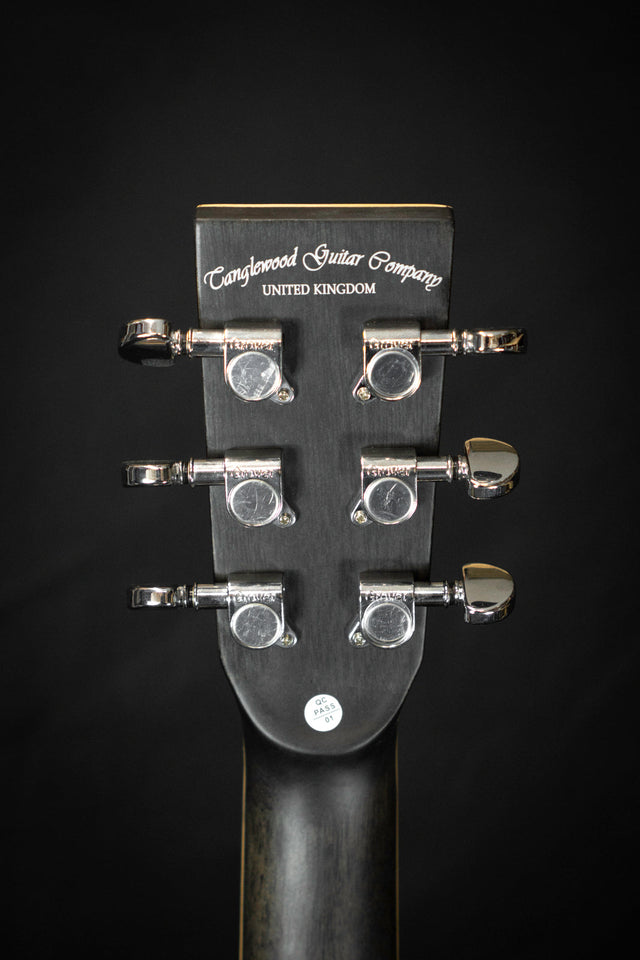 Tanglewood TW4 E BS Acoustic Guitar Headstock Back