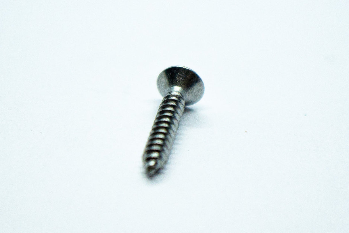 2 Hole Telecaster Jack Cup & Screws Set (Chrome) - Parts - WM Guitars