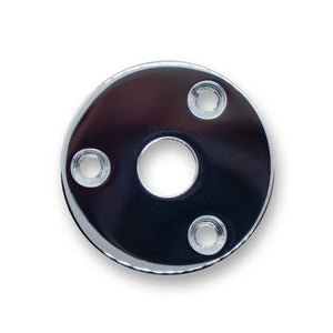 3 Hole Jack Plate & Screws Set (Chrome)
