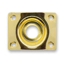 4 Hole Jack Plate & Screws Set - Various Colours Available - Parts - WM Guitars