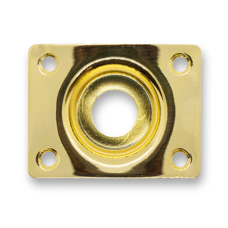 4 Hole Jack Plate & Screws Set - Various Colours Available - Parts - WM Guitars