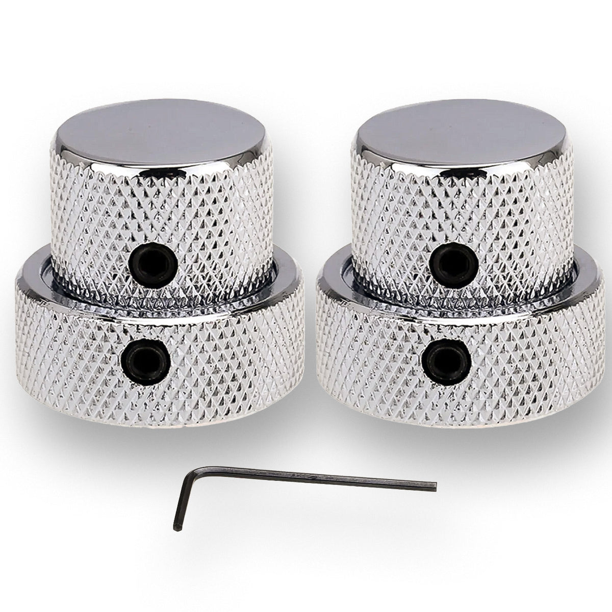 Dual Concentric Stacked Control Knobs x2 (Various Colours)