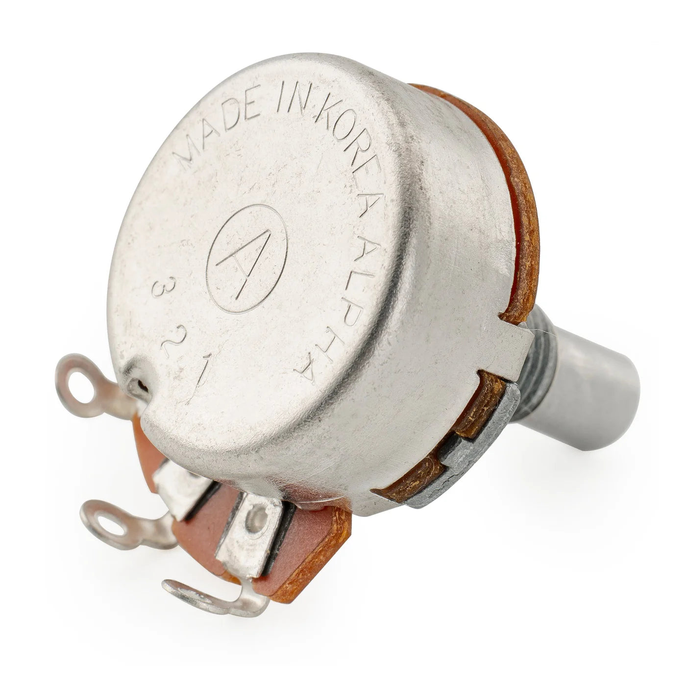 Alpha Audio (Log) Medium Solid Shaft Pot 250k