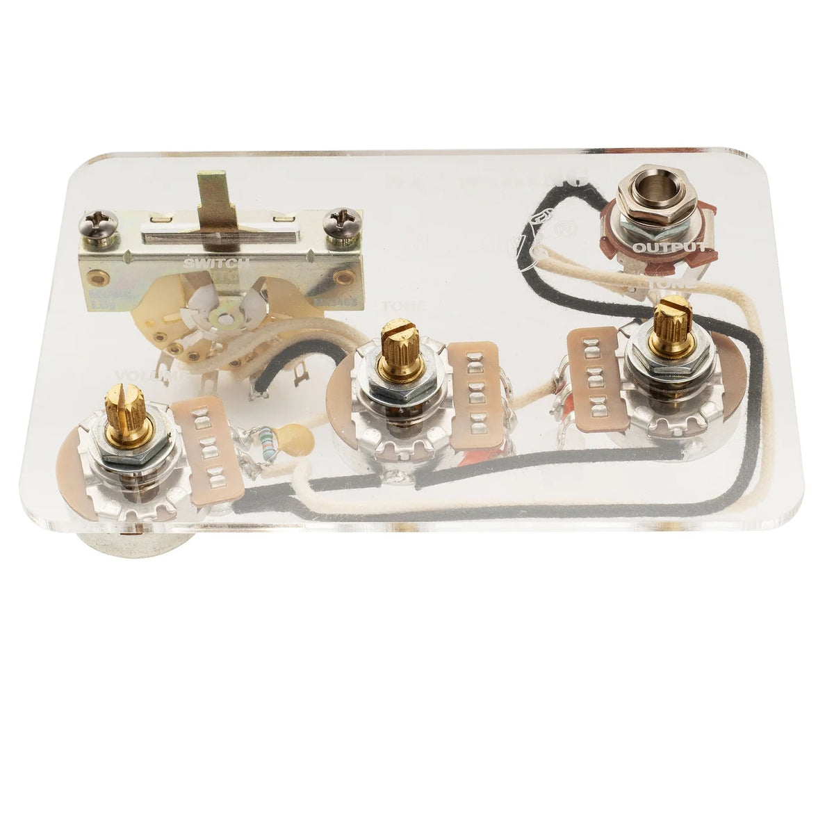 Musiclily Pro Electric Guitar Auto-Split Pre-wired Wiring Harness Upgrade for American Style ST HSS