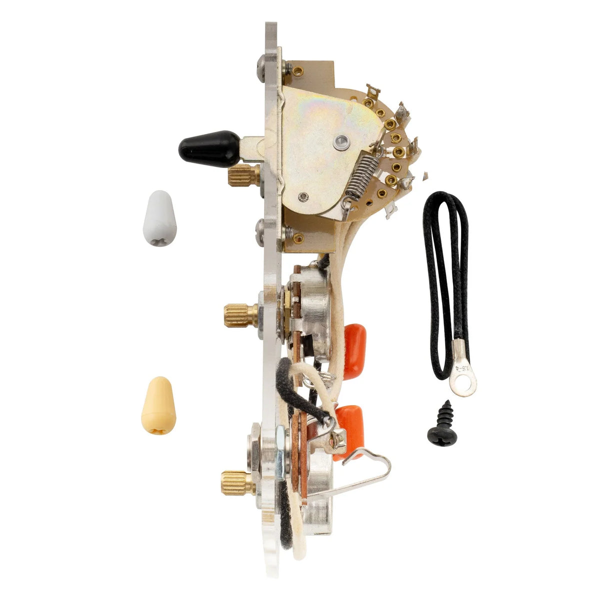 Musiclily Pro Electric Guitar Auto-Split Pre-wired Wiring Harness Upgrade for American Style ST HSS