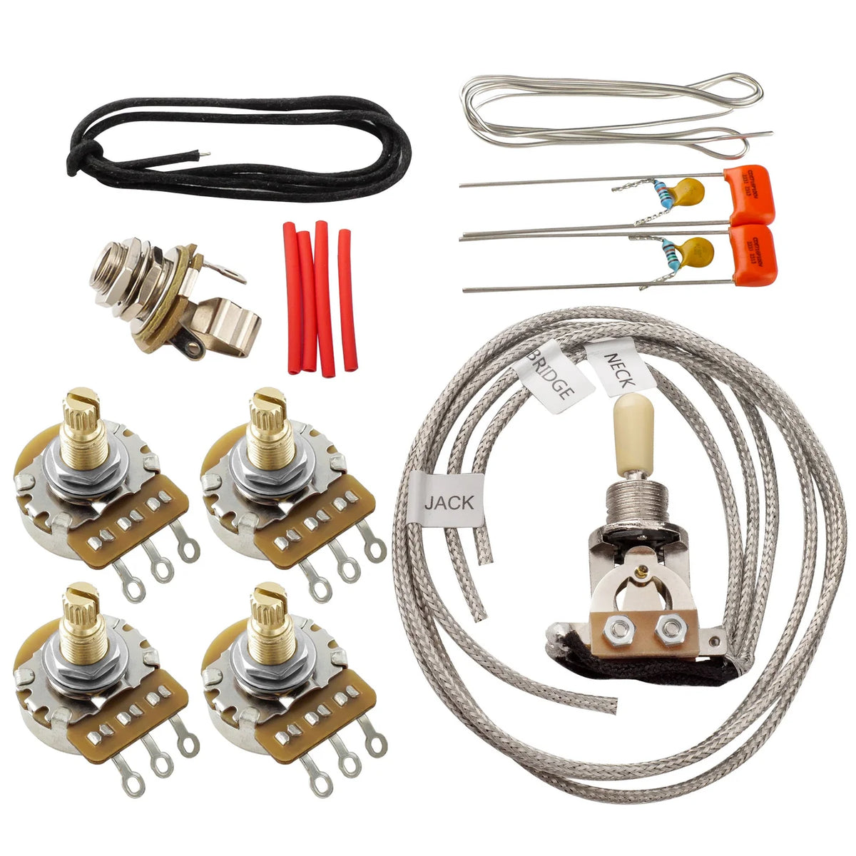 Musiclily Pro LP STD Modern 60s Pre-wired Wring Harness Kit Upgrade LP Style Electric Guitar