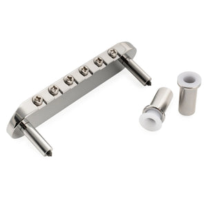 Musiclily Ultra BJ003 55mm Offset Bridge with Full Solid Brass Plate for Jazzmaster Jaguar Style Guitars