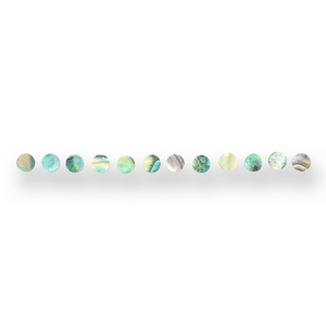 Abalone Dot Fretboard Inlays x12 (Various Sizes) - Parts - WM Guitars