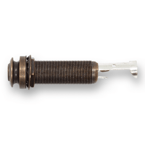 Barrel Jack Socket for Acoustic Guitar Endpin with Strap Nut (Various Finishes) - Parts - WM Guitars