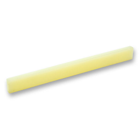 Bone Classical Saddle 105mm Blank (Unbleached, Blank) - Parts - WM Guitars