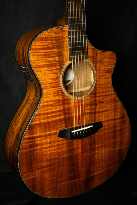 Breedlove Pursuit Concert KK CE All Koa Electro - Acoustic Guitar (Pre - Owned) - Acoustic Guitars - Breedlove