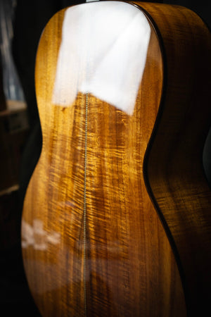 BSG 00045F Handmade Acoustic Guitar (Curly Koa & Spruce) - Acoustic Guitars - BSG