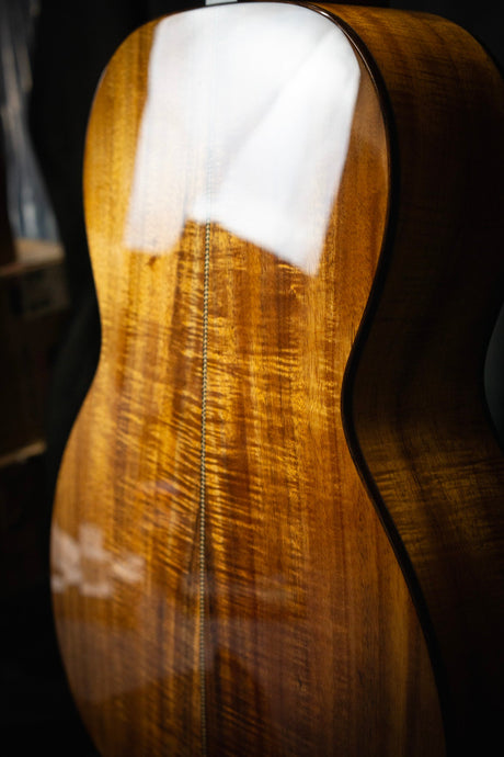 BSG 00045F Handmade Acoustic Guitar (Curly Koa & Spruce) - Acoustic Guitars - BSG