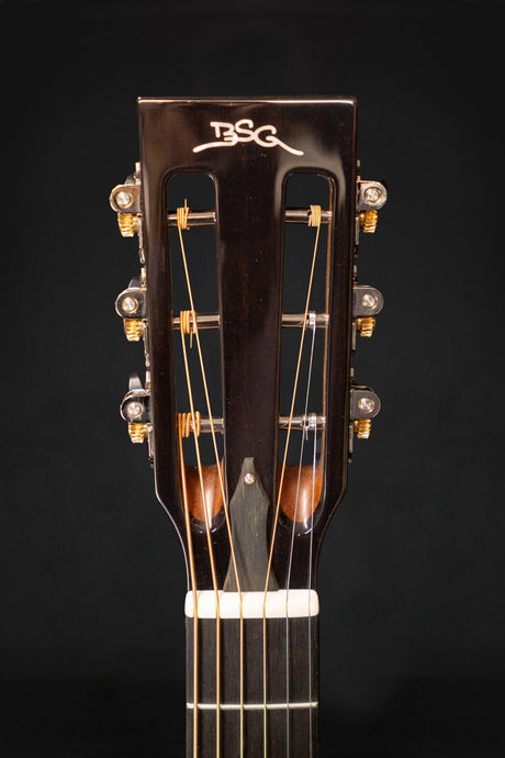 BSG P41 F Handmade Parlour Acoustic Guitar (Sitka Spruce & Exotic Ebony) - Acoustic Guitars - BSG