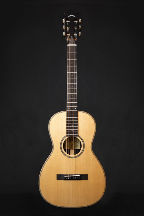 BSG P41 F Handmade Parlour Acoustic Guitar (Sitka Spruce & Exotic Ebony) - Acoustic Guitars - BSG