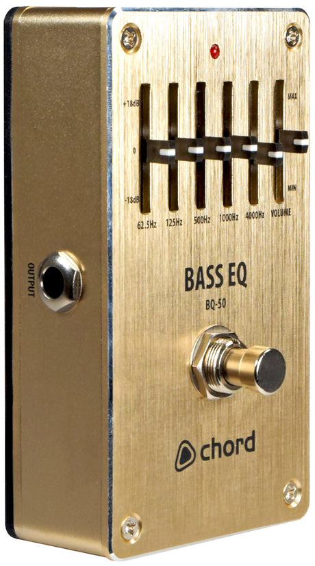 Chord BQ - 50 5 - band Bass EQ Pedal - Effect Pedals - Chord