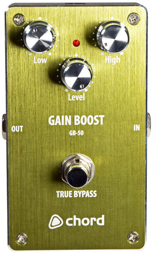 Chord GB - 50 Gain Boost Pedal - Effect Pedals - Chord