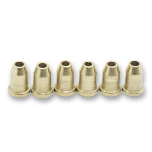 Conical String Through Ferrules x6 (Various Finishes) - Parts - WM Guitars