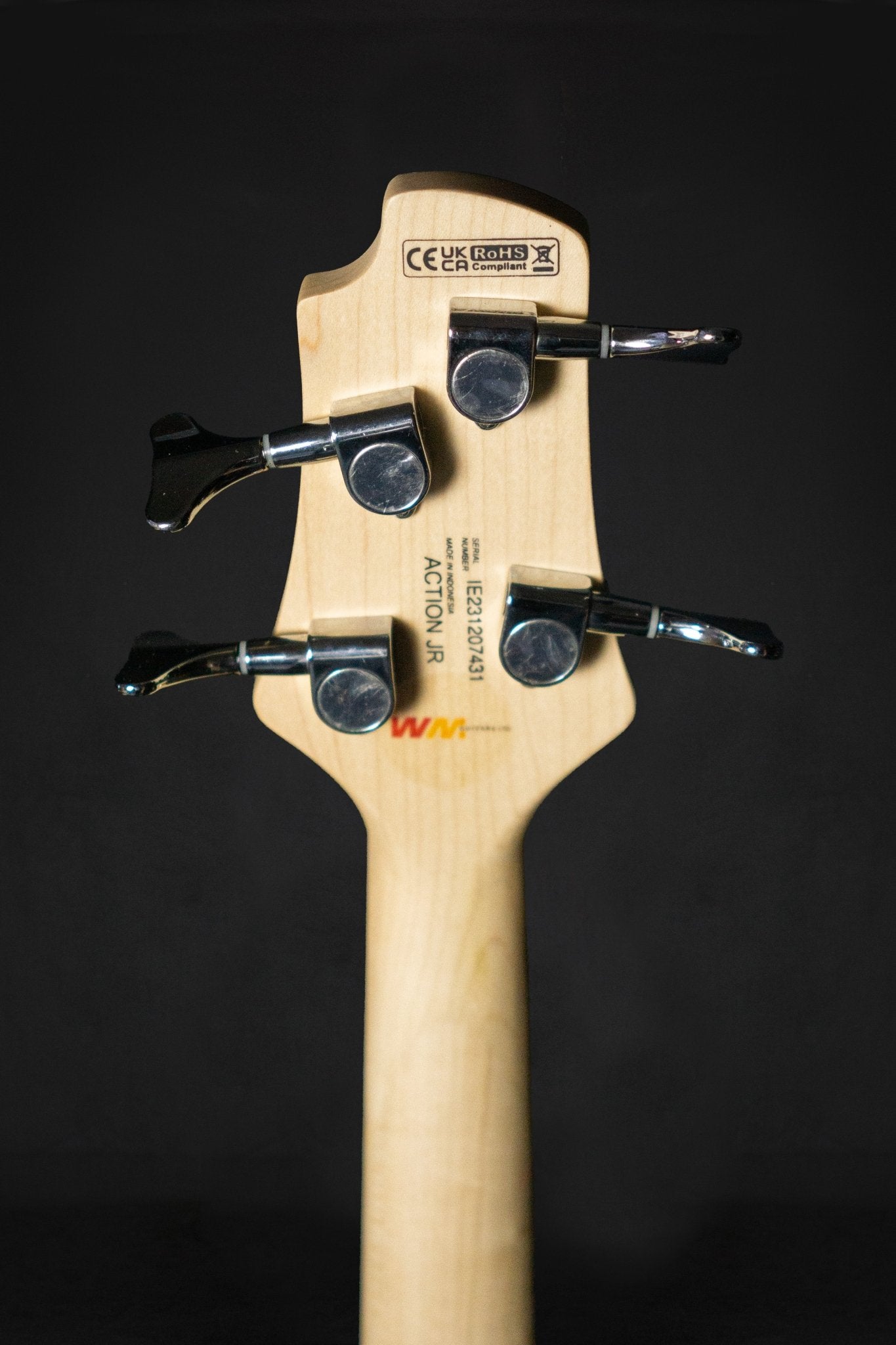 Cort Action Junior 30" Short Scale Bass Open Pore Black - Bass Guitars - Cort