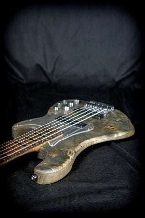 Cort GB Modern 5 - Charcoal Grey Burl - Bass Guitars - Cort