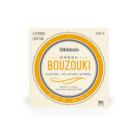 D'Addario Nickel-Plated Steel Greek Bouzouki Strings - Strings - D'Addario