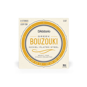 D'Addario Nickel-Plated Steel Greek Bouzouki Strings - Strings - D'Addario