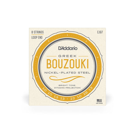 D'Addario Nickel-Plated Steel Greek Bouzouki Strings - Strings - D'Addario