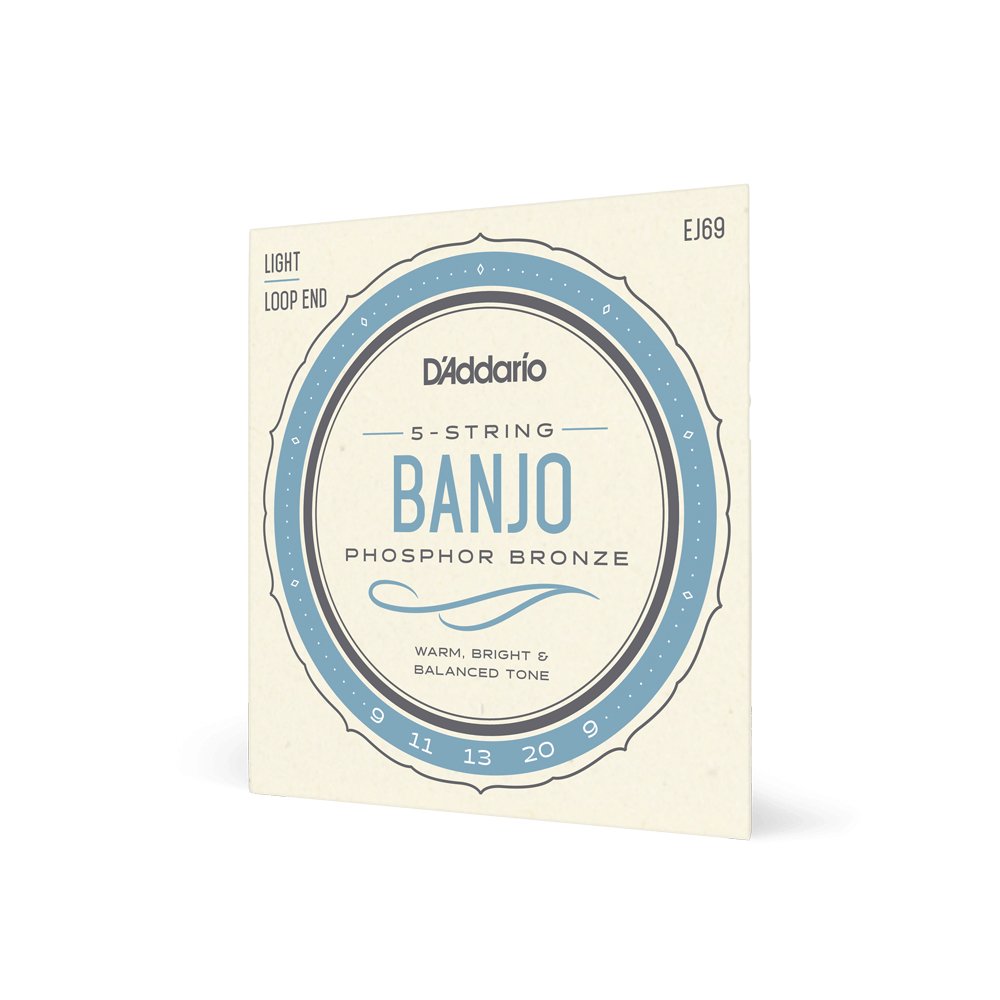 D'Addario Phosphor Bronze Banjo Strings - Loop End - Banjo Strings - D'Addario