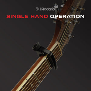D'Addario Pro Plus Capo (Black) - Capos - D'Addario